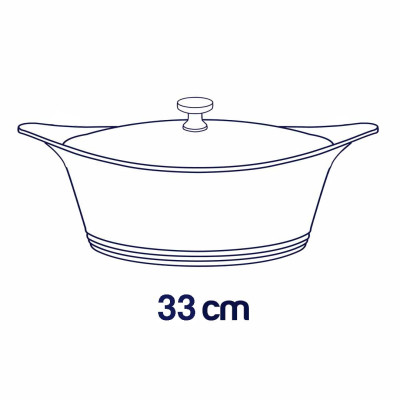 Je crée ma Cocotte 33 cm (ovale) et choisis en option : poêles, casseroles, livres de recettes, tajine, vapeur...