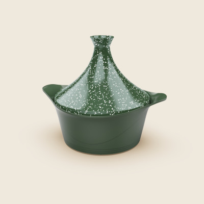 Tajine-deksel groen voor Braadpan van 24 of 28 cm