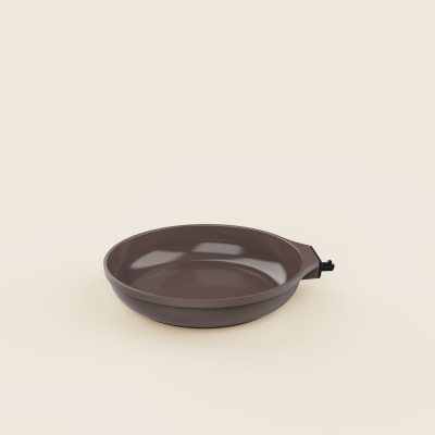Poêle 24 cm à poignée amovible (non incluse)