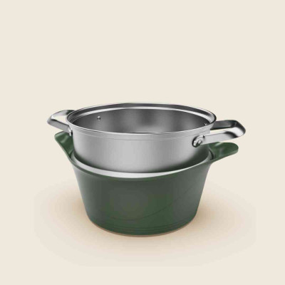 Stoomkorf / couscoussier voor Braadpan 24 of 28 cm