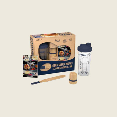 Miam Factory, coffret shaker à crêpes, pancakes, gaufres